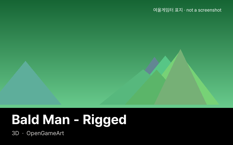 Bald Man - Rigged